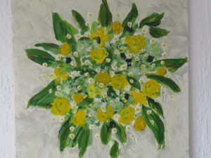 Koordding gele roos